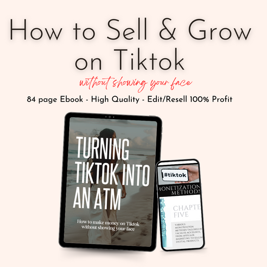 How to Sell & Grow on Tiktok Ebook PLR