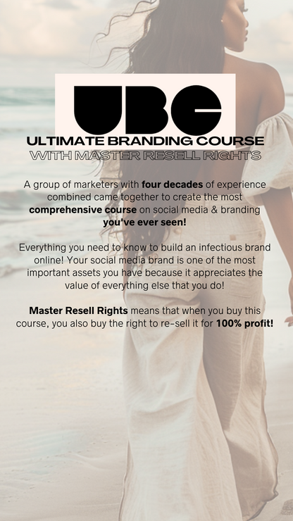 The Ultimate Branding Course w/ MRR