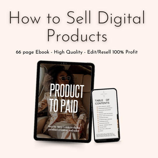 How-to Digital Product Guide PLR