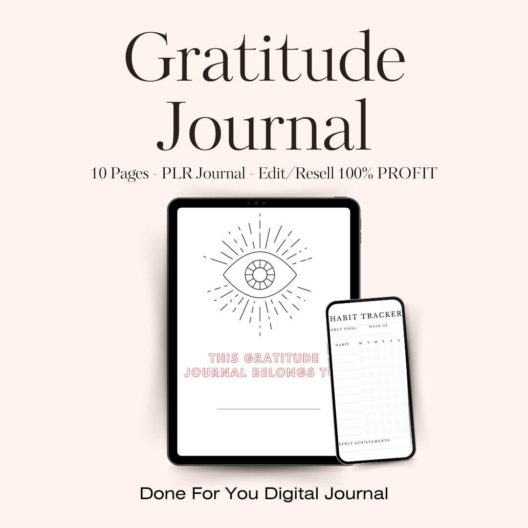 Gratitude Journal PLR