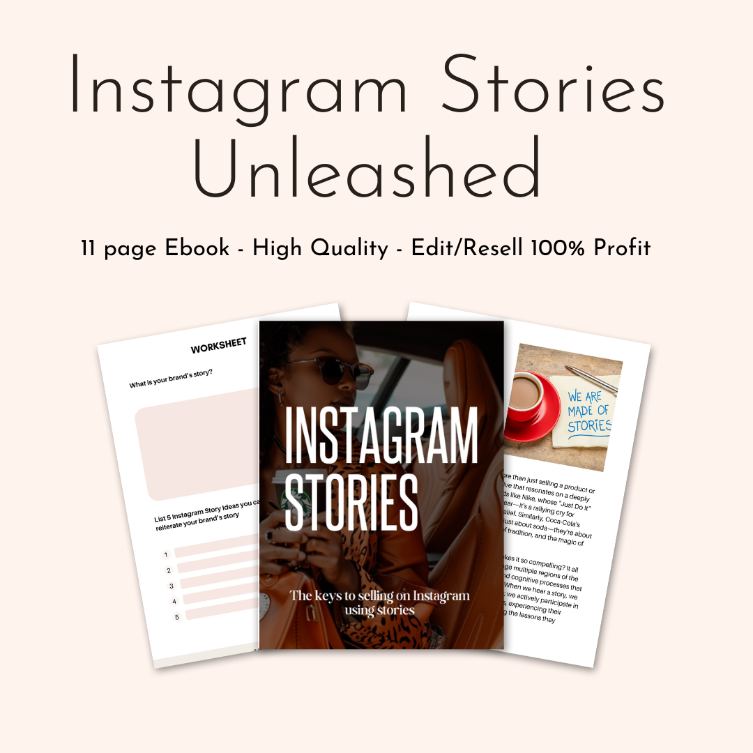 Instagram Stories Unleashed PLR