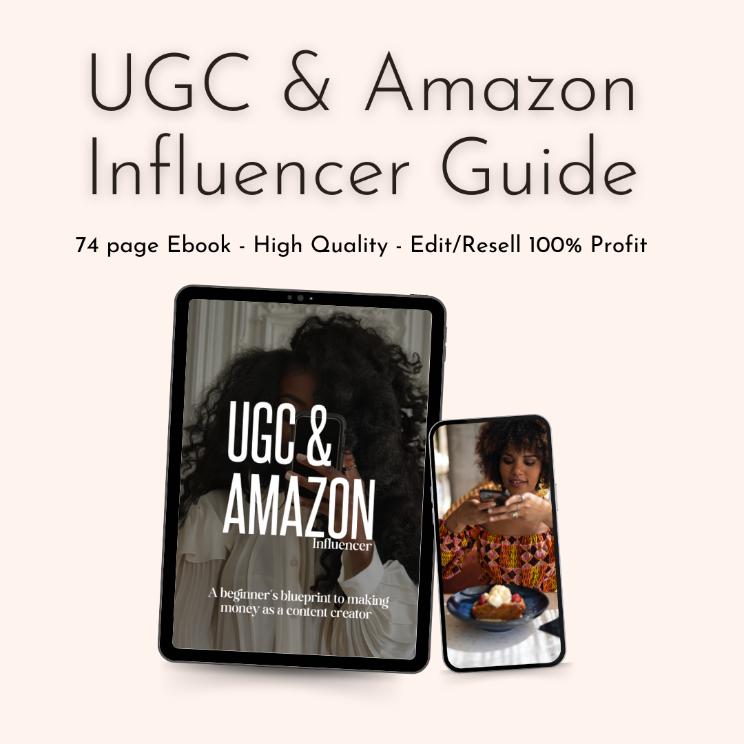 UGC & Amazon Influencer Ebook with PLR