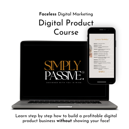 Simply Passive w/ MRR - Faceless Digital Marketing