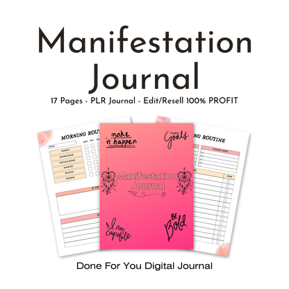 Manifestation Journal PLR