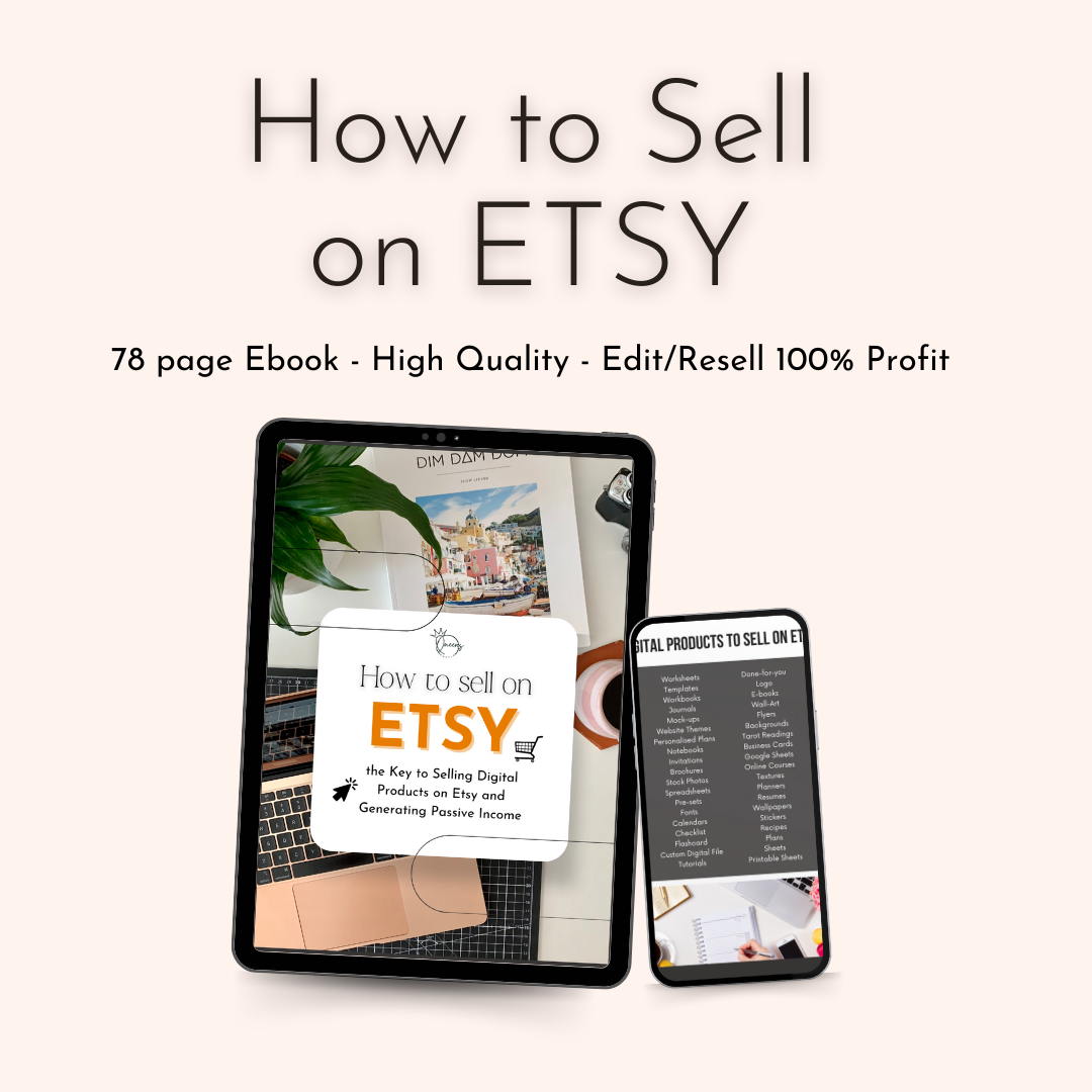 How to Sell on ETSY Ebook PLR