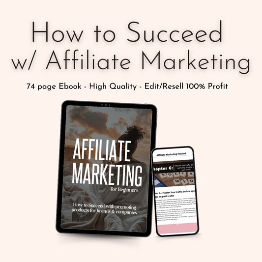 Affiliate Marketing for Beginners PLR