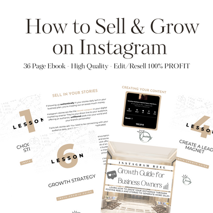 Instagram Growth Blueprint PLR