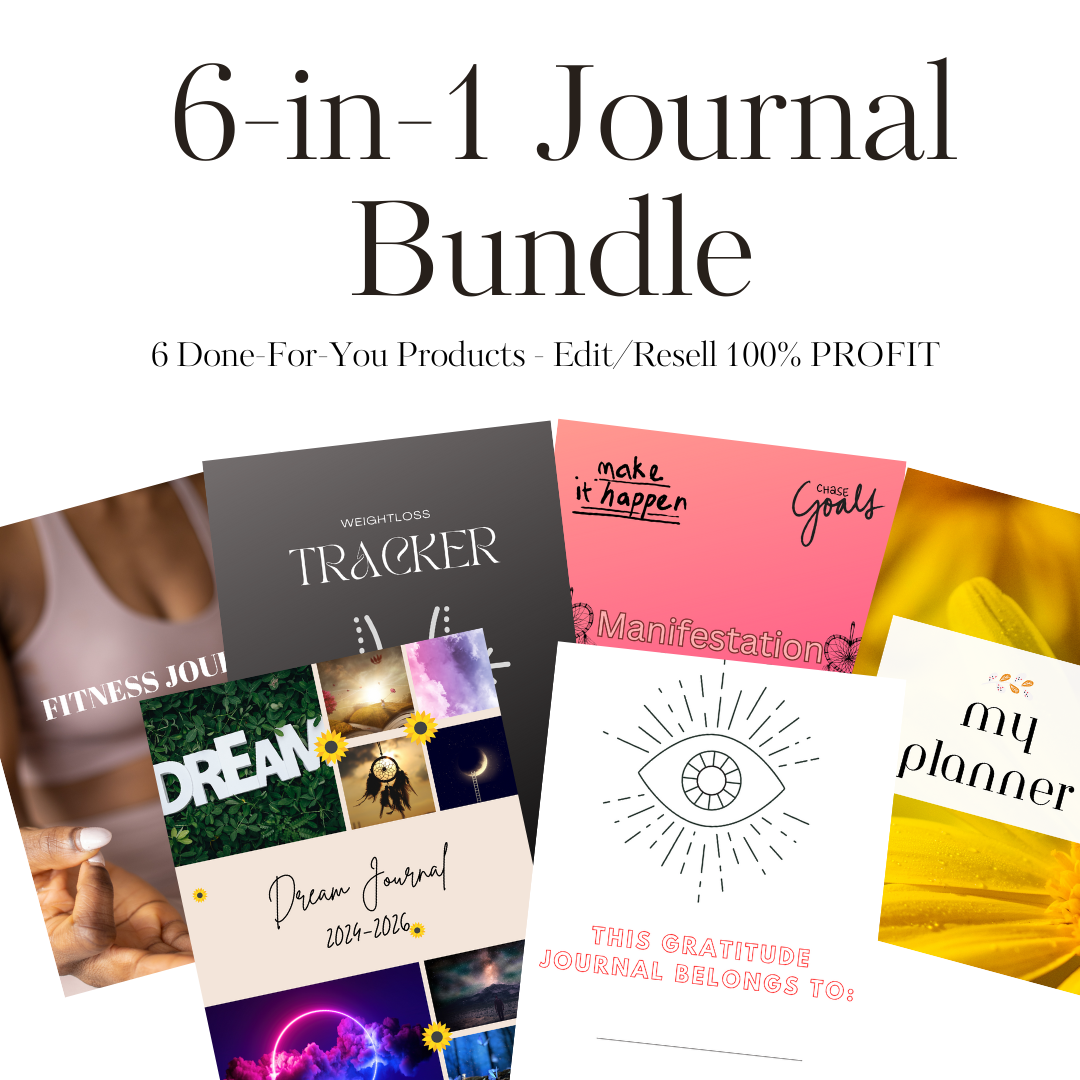 6 in 1 Journal Bundle PLR